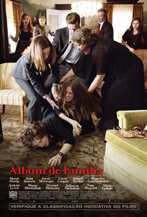 Filme Álbum de Família aborda questões mal resolvidas. Meryl Streep e Julia Roberts brilham em adaptação de peça teatral.
