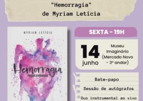 Poetisa autista lança livro Hemorragias em BH. Myriam Letícia escreve desde a adolescência e recentemente tornou-se autora premiada.