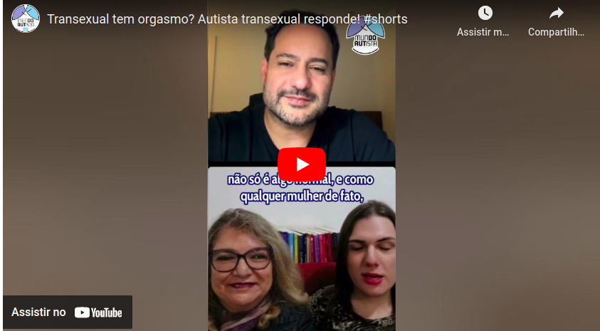 Transexual tem orgasmo? Autista transexual responde! Veja o que Sophia Mendonça tem a dizer sobre isso em live com o Dr. Martins.